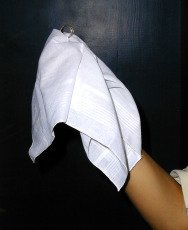 pañuelo blanco para desaparición de anillo