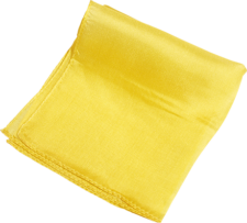Pañuelo de seda 30×30 cm- amarillo