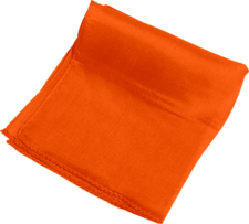 Pañuelos de seda 13x13 cm- naranja