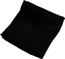 Pañuelo de seda 30x30 cm- negro