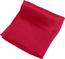 Pañuelos de seda 60x60 cm- rojo