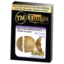 Moneda Mordida y Restaurada 0,50€ (con pieza extra, sistema tradicional) Tango