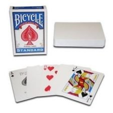 Baraja de Dorso Blanco y caras normales- Bicycle