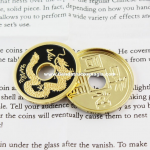 Cascarilla Expandida y Moneda china (negro)- tamaño Medio Dolar - Royal Magic