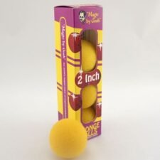 Bolas de Esponja (5 cm) Suaves - Gosh 4u. Amarillas