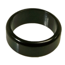 Anillo súper magnético para mago - DVD - Pk Ring - 17 mm (Negro)