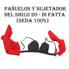 Pañuelos y sujetador del Siglo 20 - Di Fatta (seda 100%)