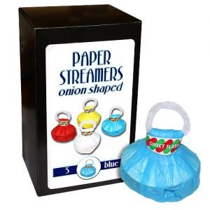 Serpentinas de Papel con Asa - Azul (3 unidades)