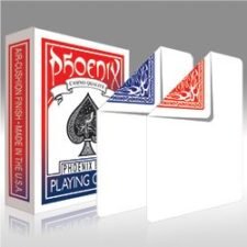 Baraja Phoenix Caras Blancas - Dorso Rojo o Azul