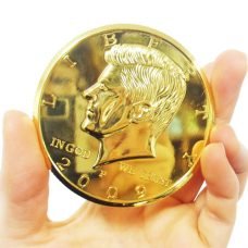 Moneda Jumbo medio dólar- Oro- JL Magic