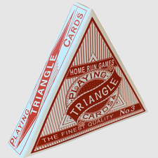 Baraja Triángulo (Roja Estándar) por Playins Cards