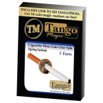 Cigarrillo a través de la moneda - 1€ - (1 cara) Tango