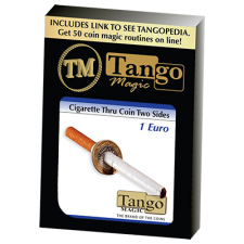 Cigarrillo a través de la moneda - 1€ - (2 caras) Tango