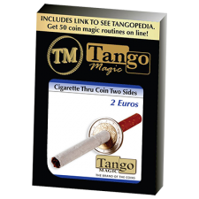 Cigarrillo a través de la moneda - 2€ - (2 caras) Tango
