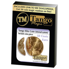Moneda Mordida y Restaurada 0,50€ (con pieza extra, sistema interno) Tango