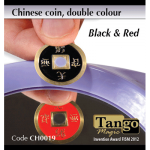Moneda china (Negro/Rojo) - tamaño 1 Dólar - Tango