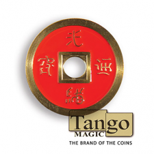 Moneda china (Rojo/Rojo) - tamaño 1 Dólar - Tango