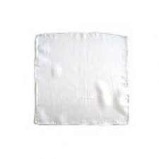 Pañuelo de seda 30x30 cm- blanco