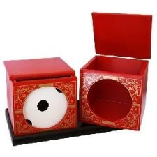 Caja para Dados Pasa Pasa Split con Soporte - Roja