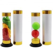Transformación de Pañuelos a Bolas - Tubo de cristal
