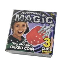 Caja de Magia 3 Trucos ( Moneda atravesada por clavos ) HANKY PANKY'S