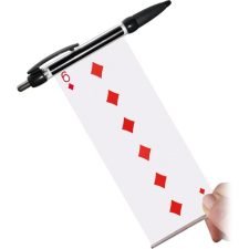 Carta Súper Larga en bolígrafo (Long card pen)