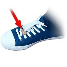 Anillo a través de los cordones