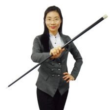 Bastón de Desaparición (Plástico / Negro) - JL Magic