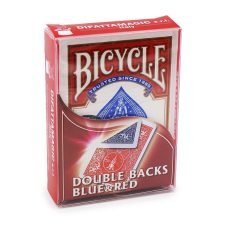 Baraja doble dorso Bicycle - azul-rojo (52 cartas iguales)