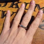 Anillo Magnético Plateado - Extra Fino ( 19 mm )