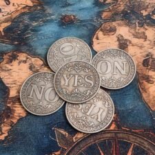 Moneda SI / NO - Tamaño 1 dólar